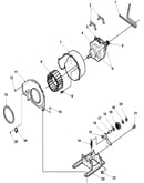 Motor and fan assemblies
