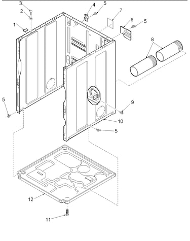 Cabinet and base