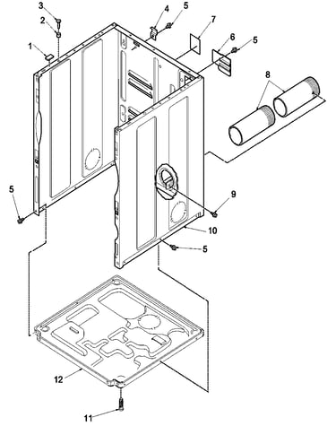 Cabinet and base