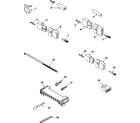 Amana LGA90AW-PLGA90AW terminals and motor connection  block diagram