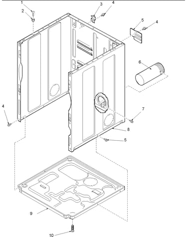 Cabinet and base