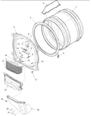 Front bulkhead, air duct & cylinder