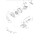 Amana ALE120RAW-PALE120RAW motor and fan assembly diagram