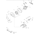 Amana ALE643RAC-PALE643RAC motor and fan assembly diagram
