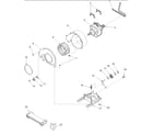 Amana ALE665SAC-PALE665SAC motor and fan assembly diagram