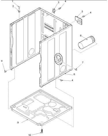 Cabinet and base