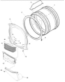 Front bulkhead, air duct & cylinder