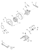 Motor and fan assembly