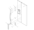 Amana ARS8265BC-PARS8265BC0 handles and trim diagram