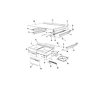 Admiral NT23K9A-9A70A chest of drawers diagram