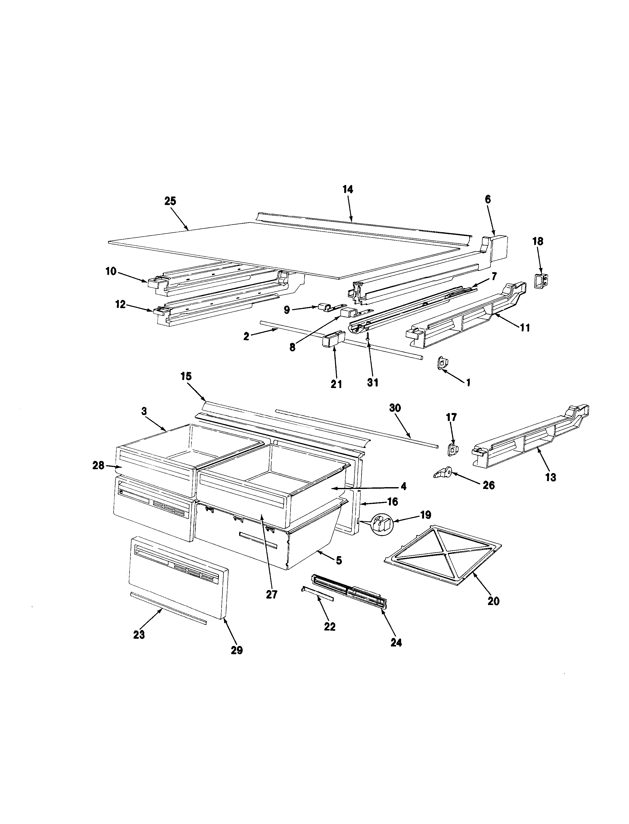 Chest of drawers