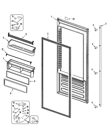 Fresh food door