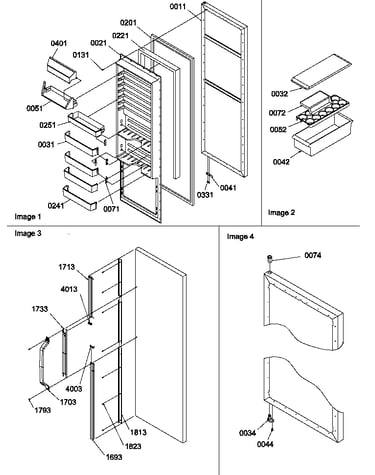Ref door and accessories