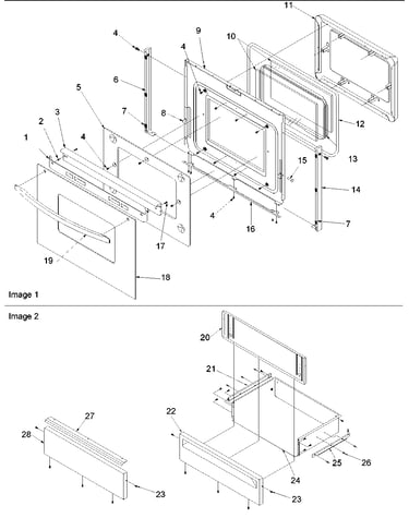 Oven and storage door