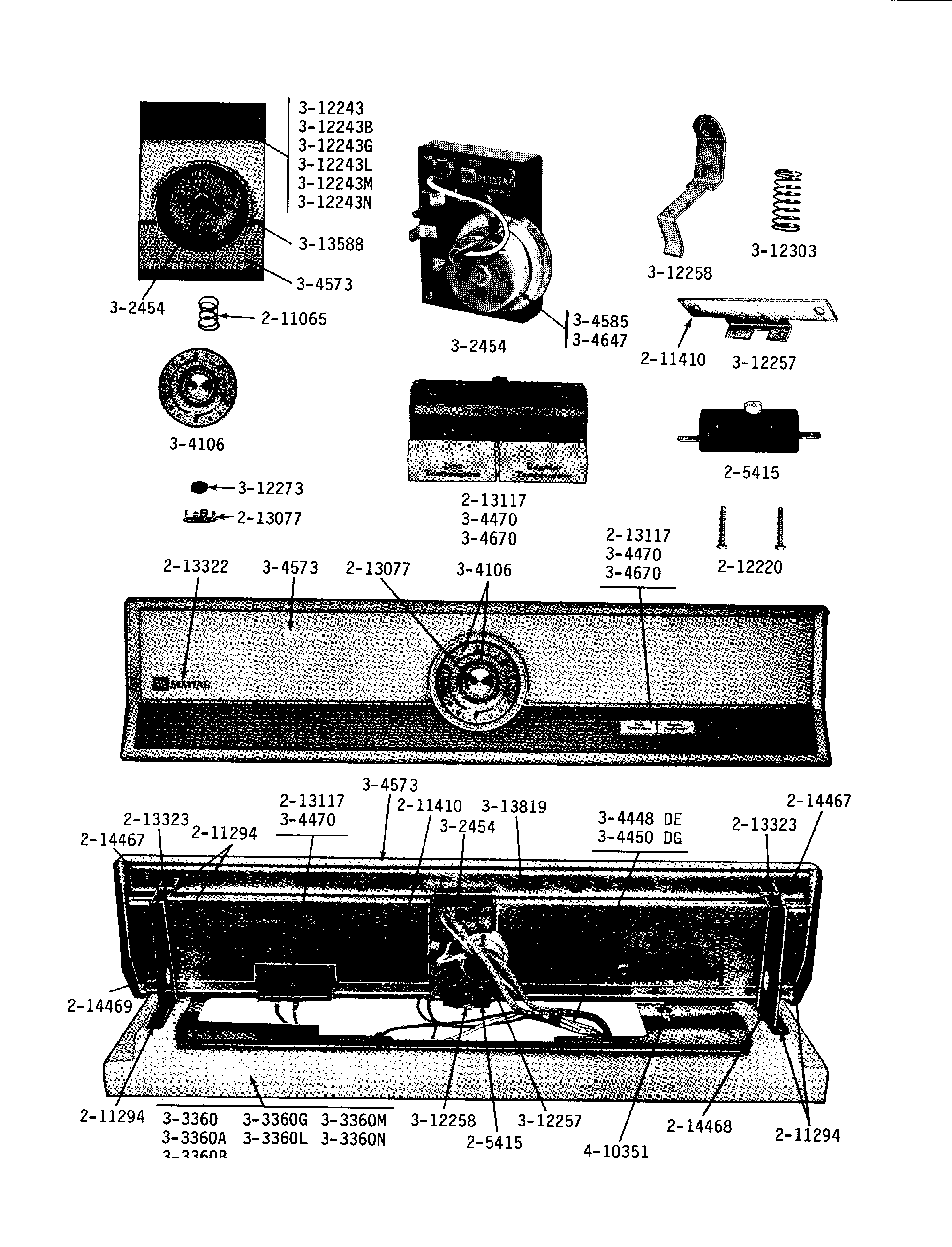 CONTROL PANEL & COMPONENTS