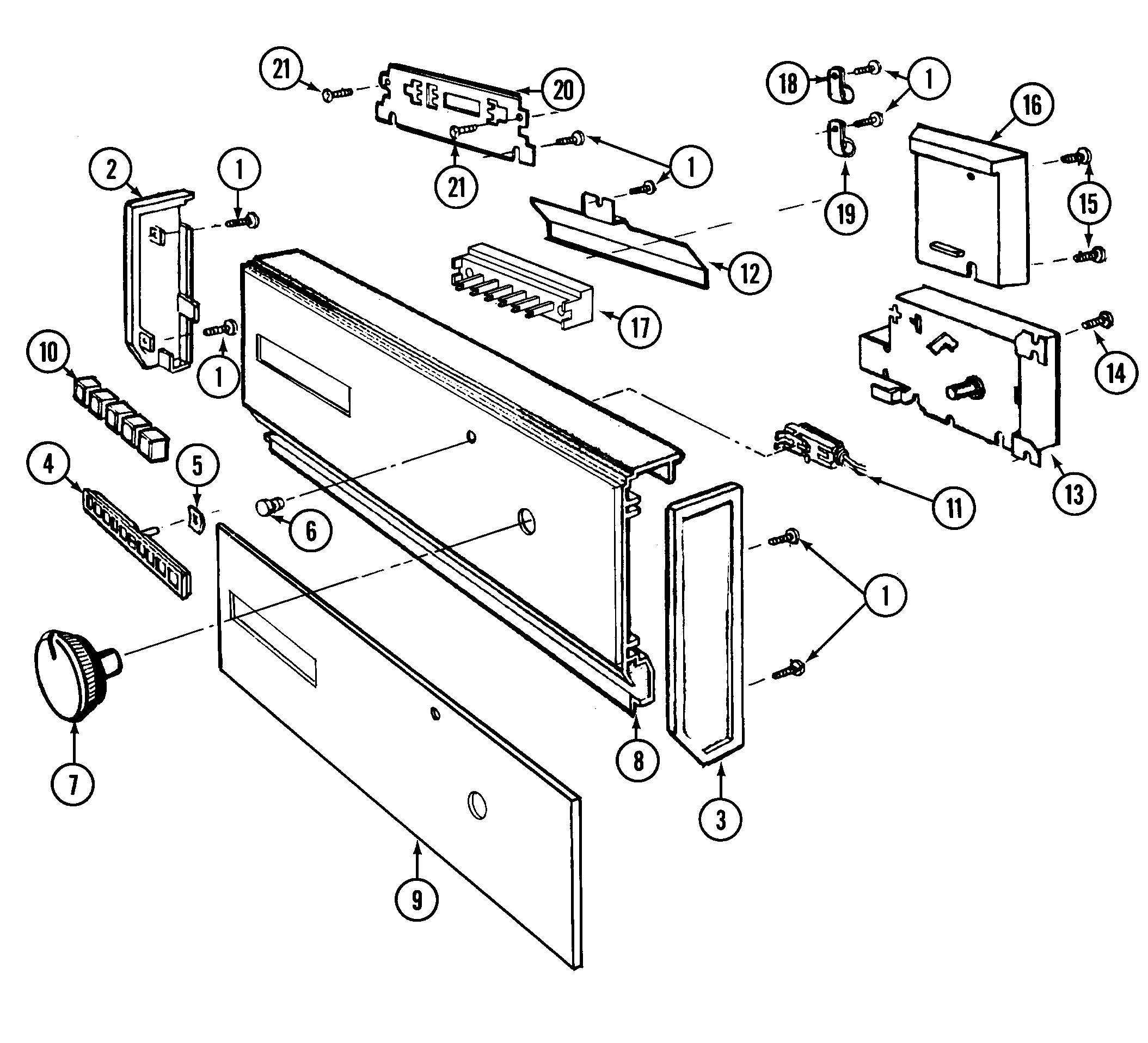 CONTROL PANEL (DU18J4C)