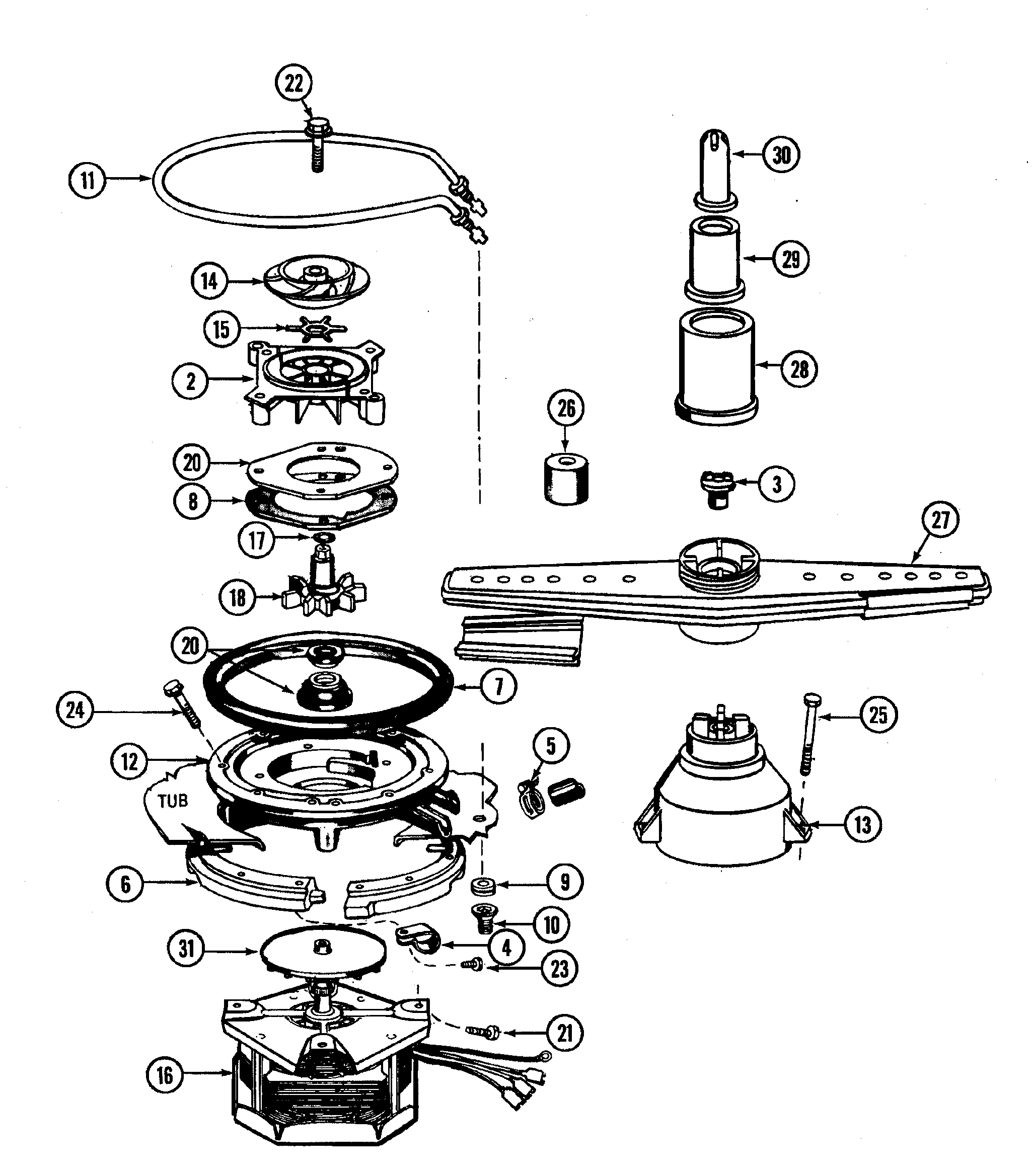 Pump assembly (du18j4c)