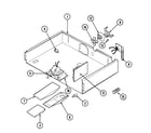 Maytag MEW5530BAB internal controls diagram