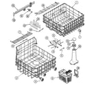 Maytag MDBD880AWW track & rack assembly diagram