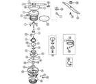 Maytag MDBD820AWB pump & motor diagram