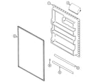 Magic Chef CTN1511GEW fresh food inner door diagram