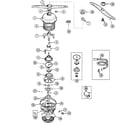 Maytag PDB3600AWX pump & motor diagram