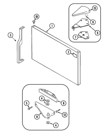 Freezer outer door (rev.12)