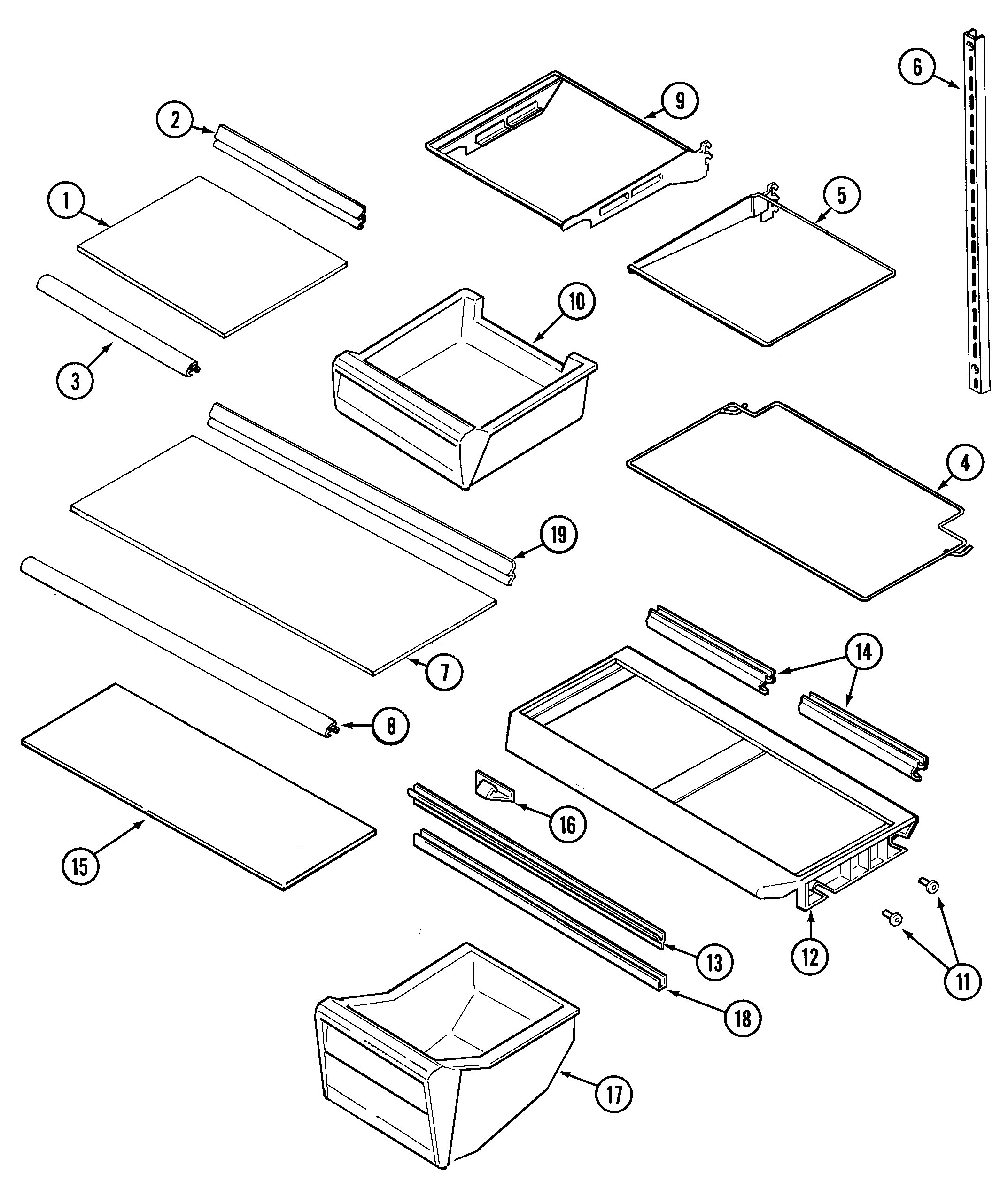 Shelves & accessories
