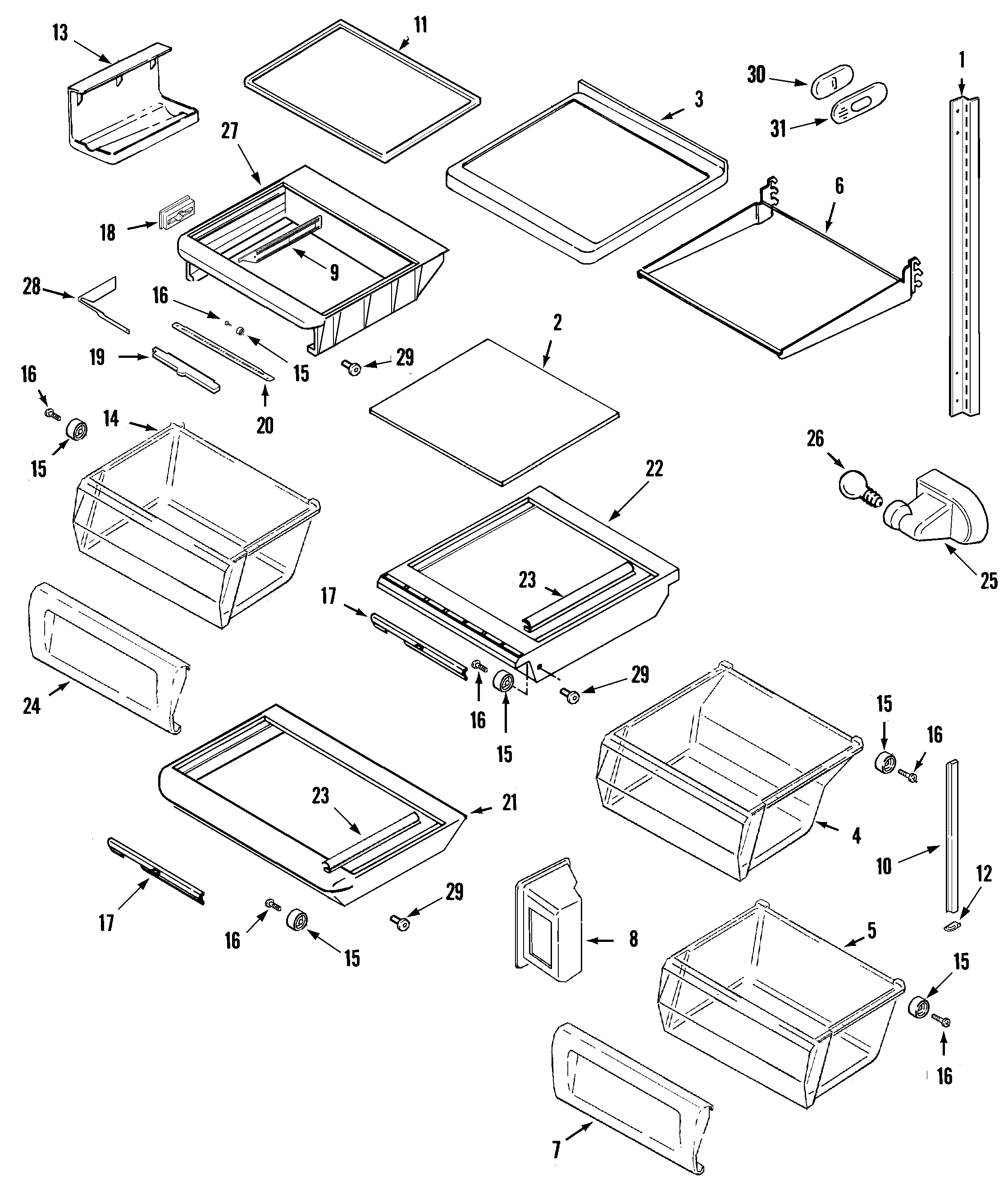 SHELVES & ACCESSORIES