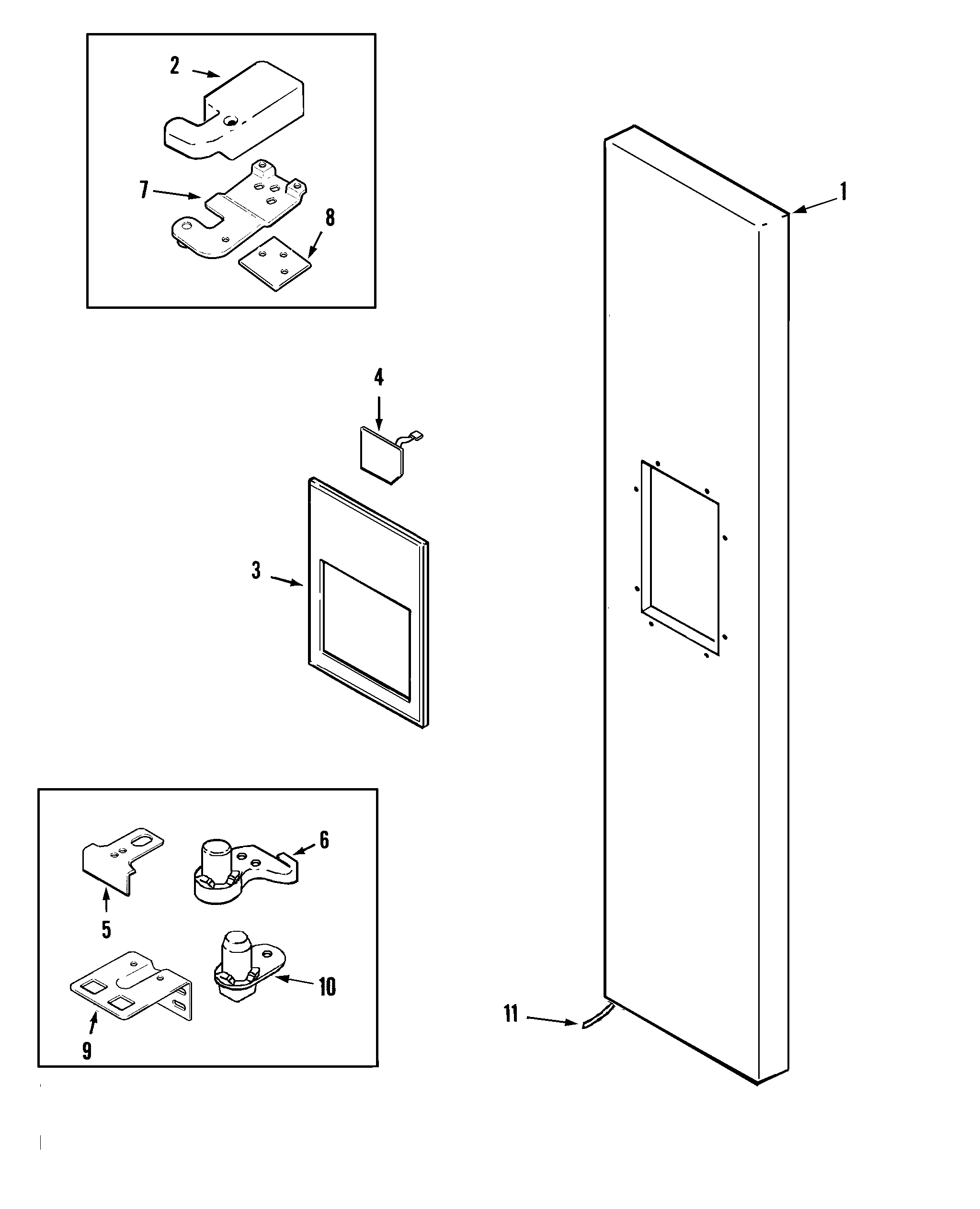 FREEZER OUTER DOOR