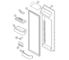 Magic Chef CSD2525ARB fresh food inner door diagram