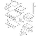 Maytag KGU6940BS shelves & accessories diagram