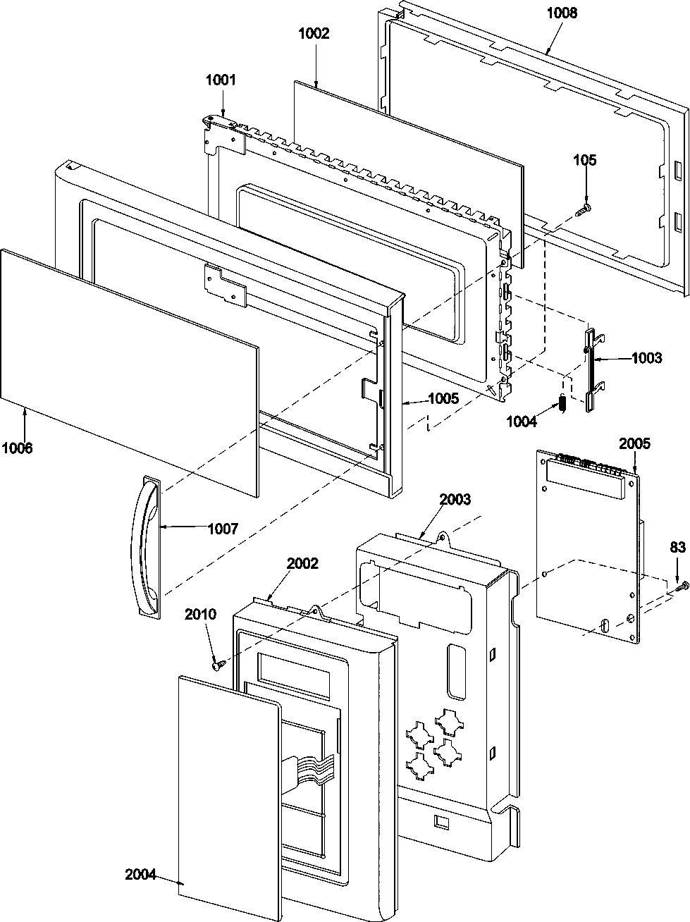 Door & control panel