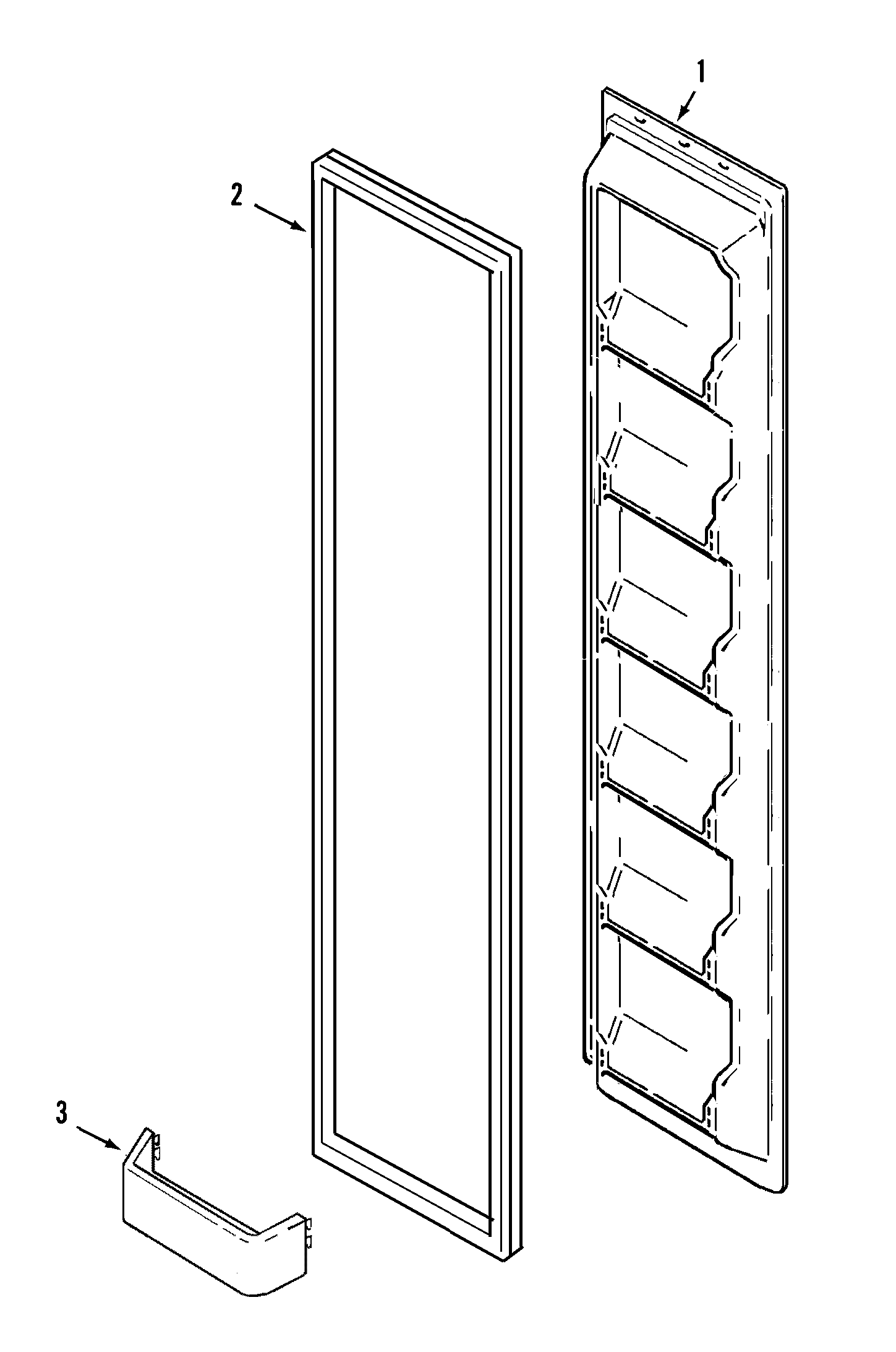 Freezer inner door