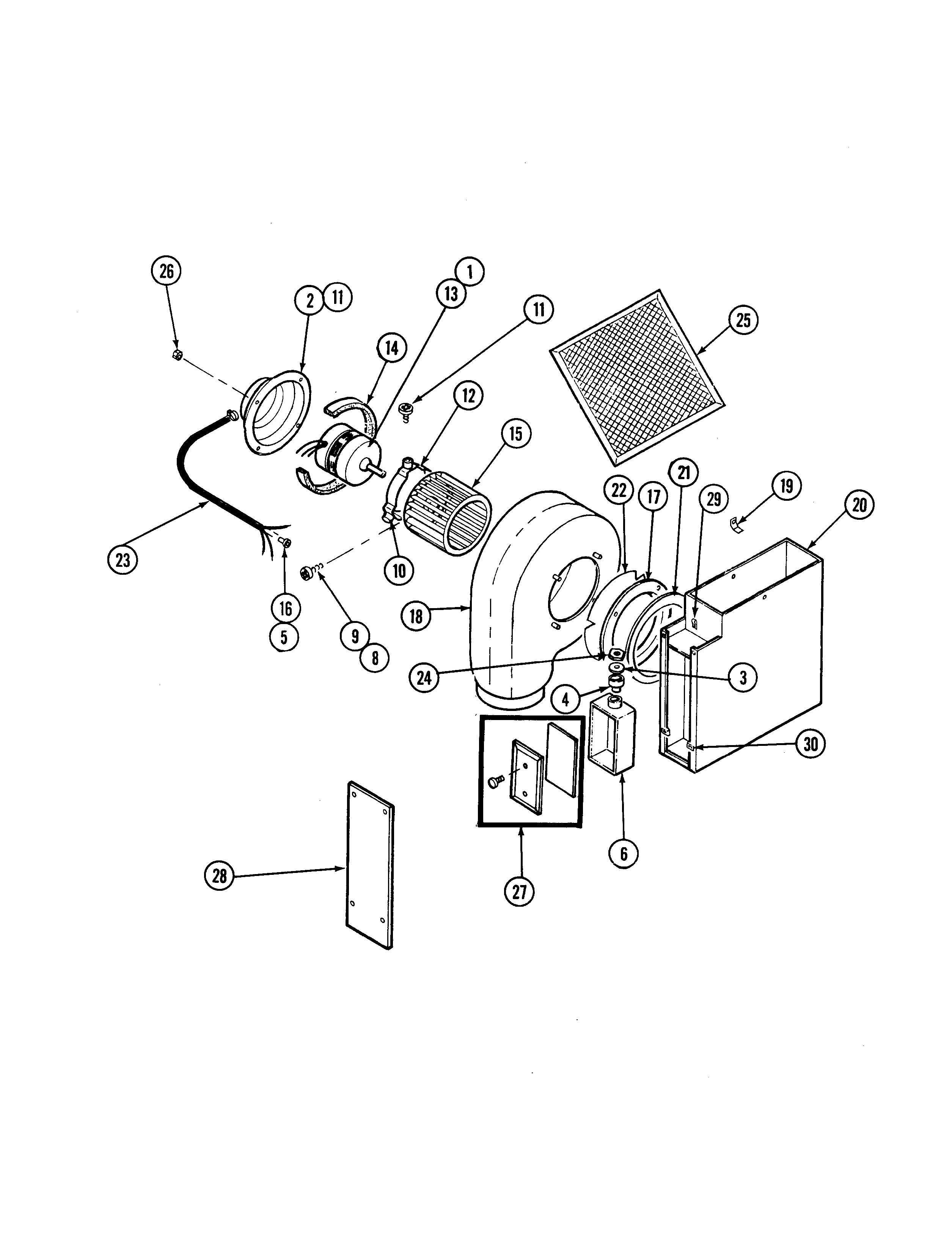 Blower plenum