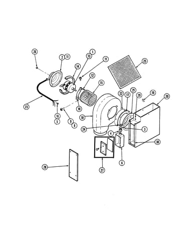 Blower plenum