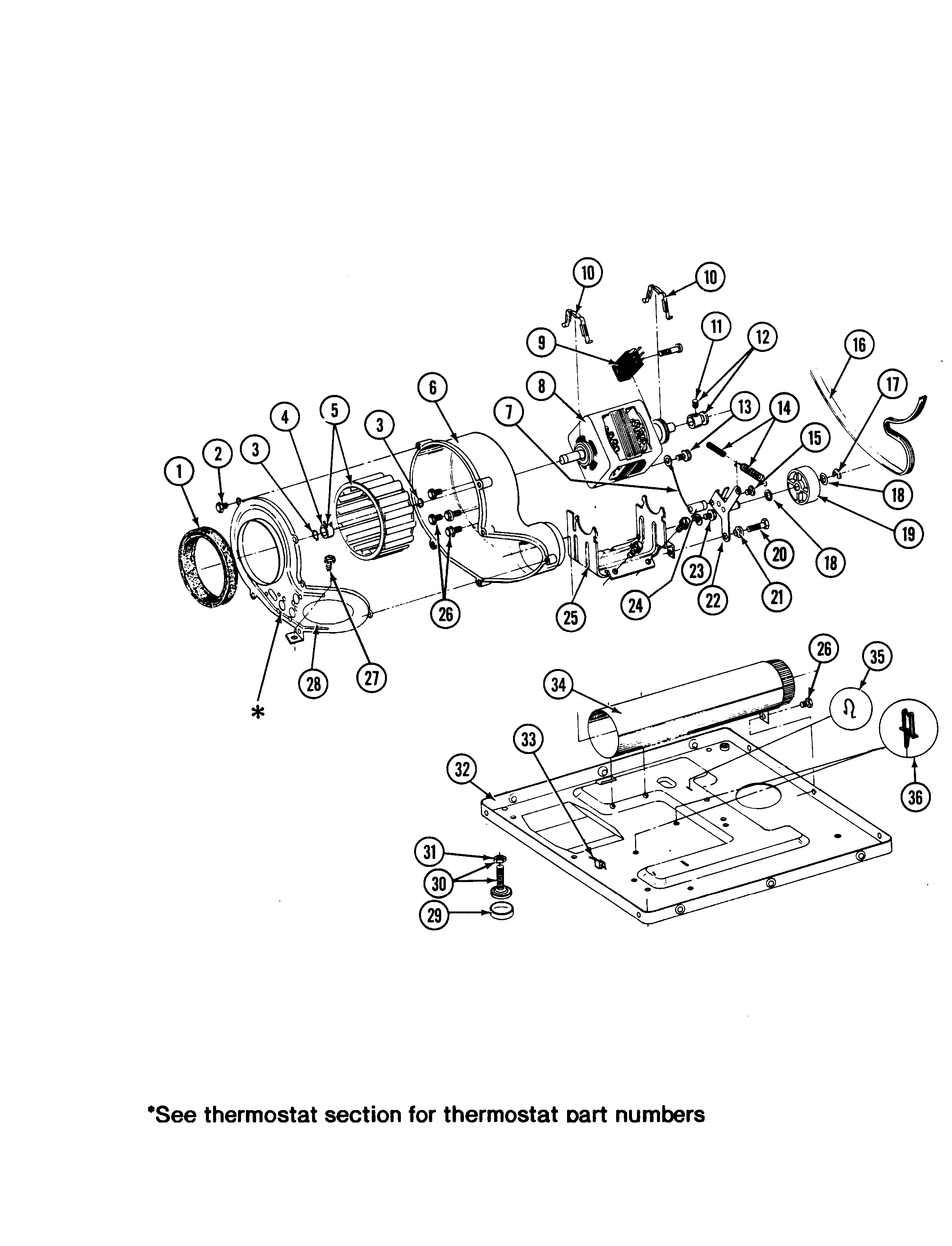 Motor drive (lat8200acl,acw,adl,adw)