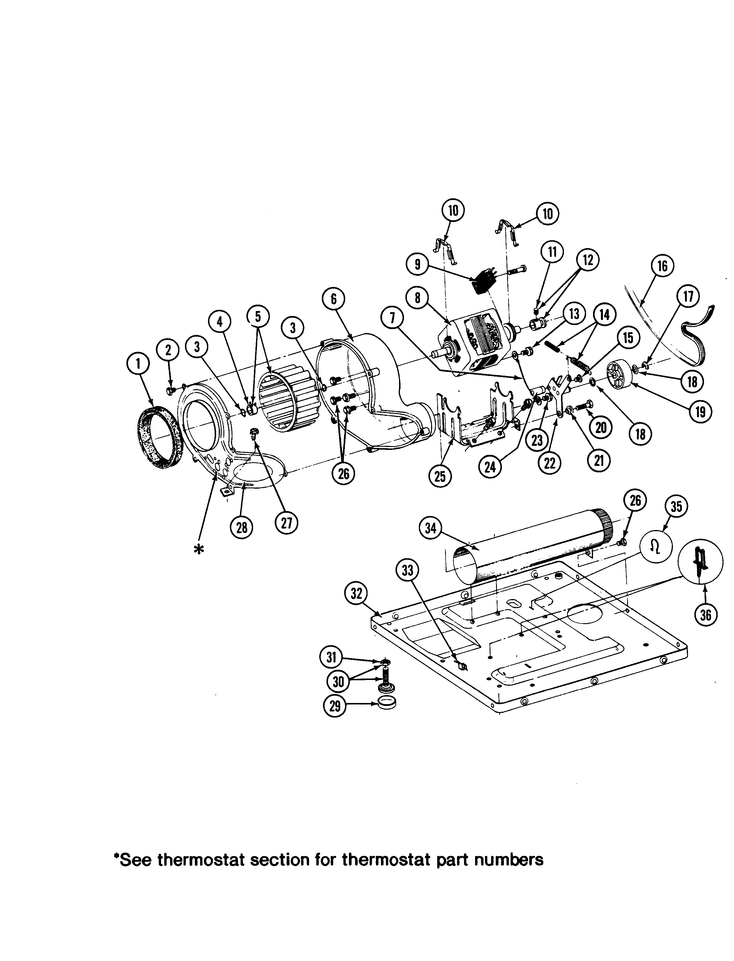 Motor drive (lat8200acl,acw,adl,adw)