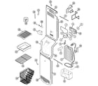 Maytag KGU5950BS freezer compartment diagram