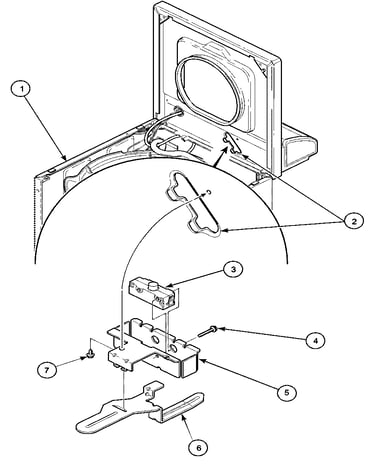 Loading door switch