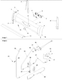 Backguard and gas supply