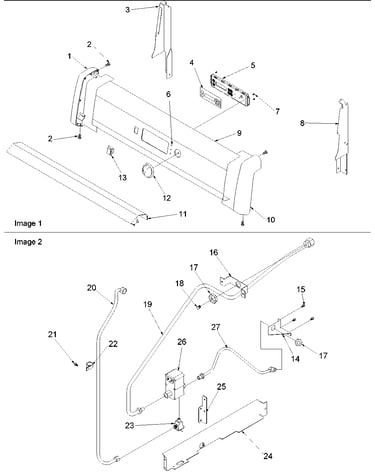 Backguard and gas supply