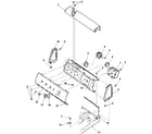 Amana LWA80AL-PLWA80AL control panel diagram