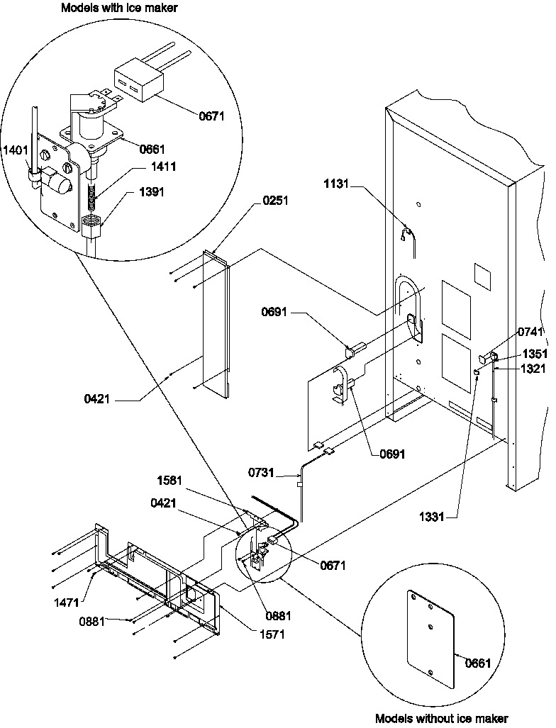 Cabinet back