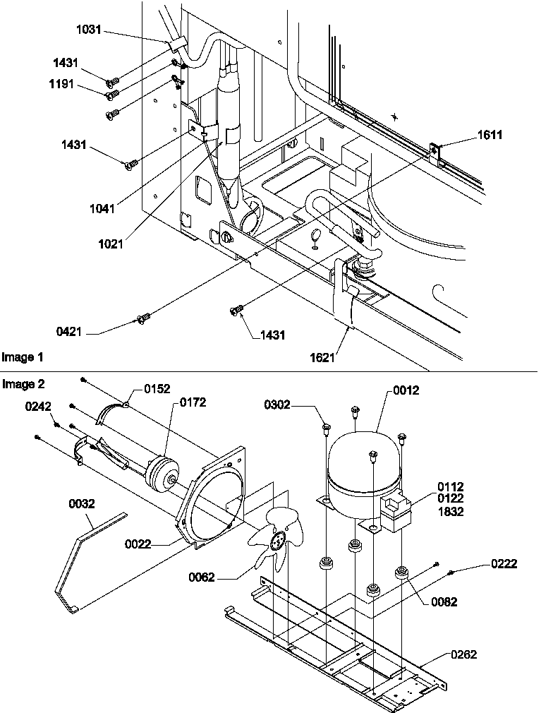 Machine compartment assy