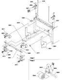 Bottom hinge and roller assy