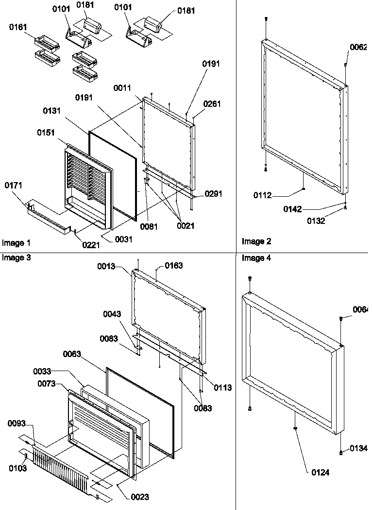 Door assemblies