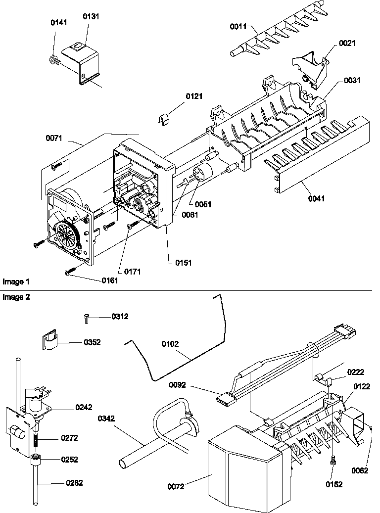 ICE MAKER ASSY AND PARTS