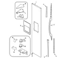 Maytag AS2125SIHW freezer outer door diagram
