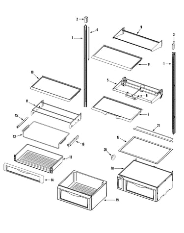 Shelves & accessories (fresh food)